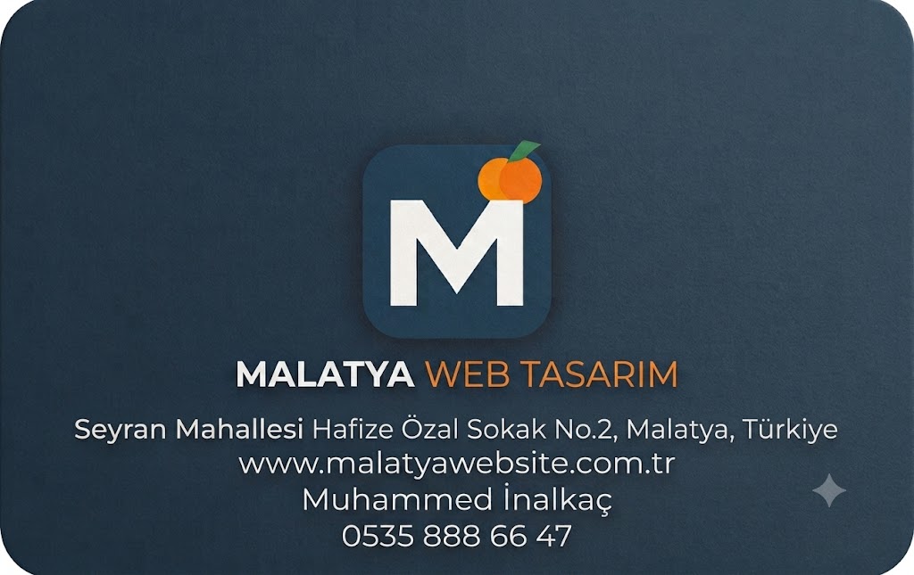 MALATYA WEB TASARIM kartvizit